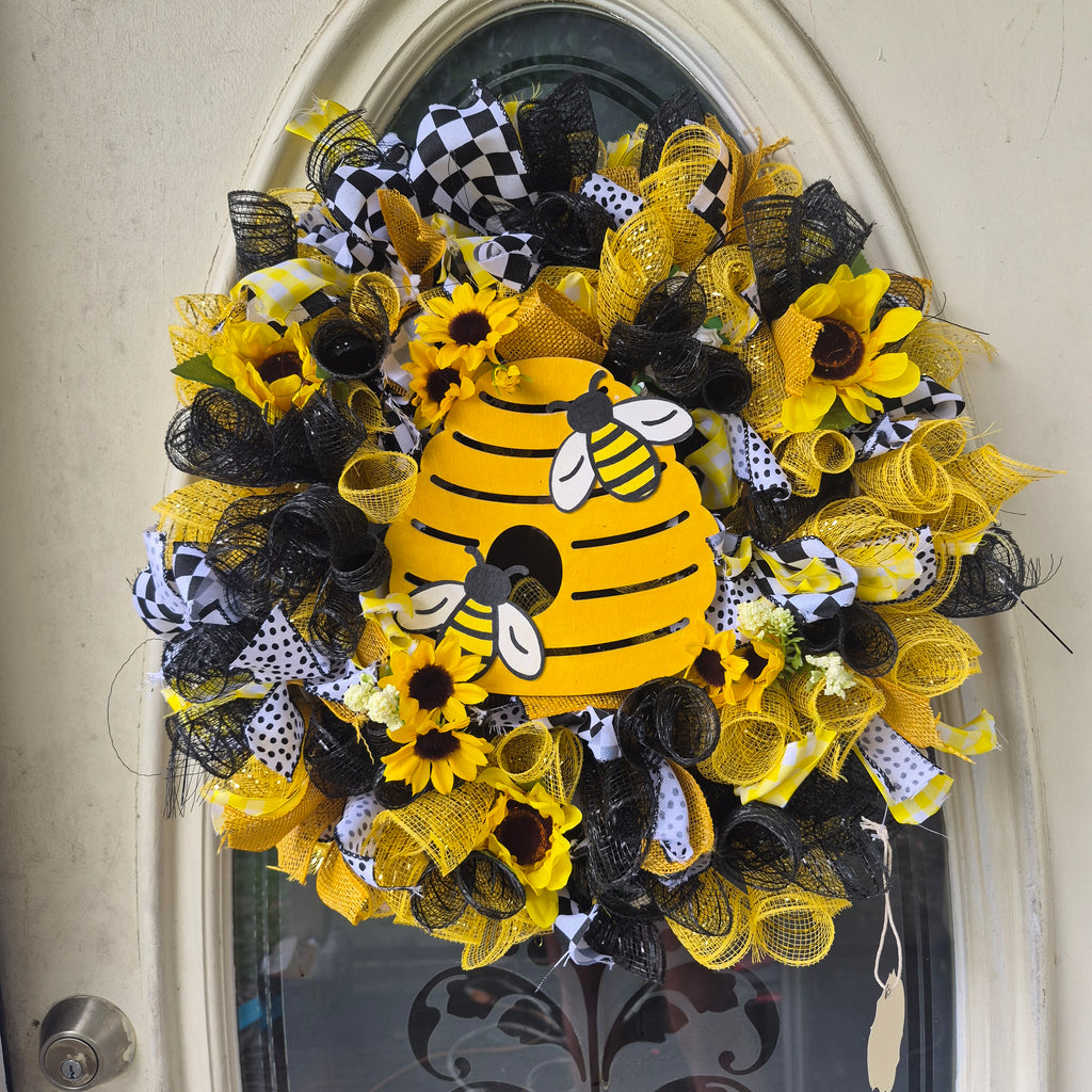 Honeybee Summer Wreath